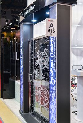 Экспозиция GuteWetter на выставке MosBuild 2017 в Экспоцентре