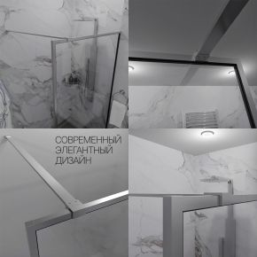 Инфографика 5 SHOWER GLASS GK-24-10мм хром блестящий стекло бесцветное толщина 10_0