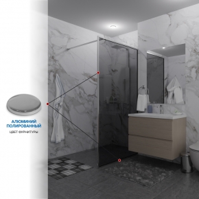 Инфографика 4 SHOWER GLASS GK-24-8мм хром блестящий стекло графитовое толщина 8_0