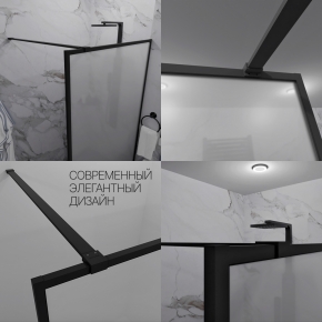 Инфографика 5 SHOWER GLASS GK-24-8мм черный матовый стекло матовое толщина 8_0