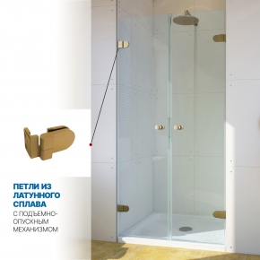 Инфографика 3 LUX DOOR GK-002 золотой металлик стекло выбеленное толщина 0_8
