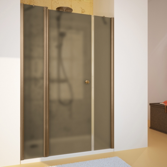 LUX DOOR GK-603 бронзовый стекло бронзовое матовое
