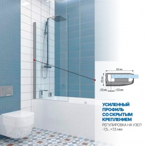 Инфографика 3 LUX PEARL GV-601ASQ хром матовый стекло бесцветное