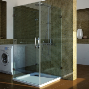 Душевой уголок LUX SQUARE GK-003B-CH02