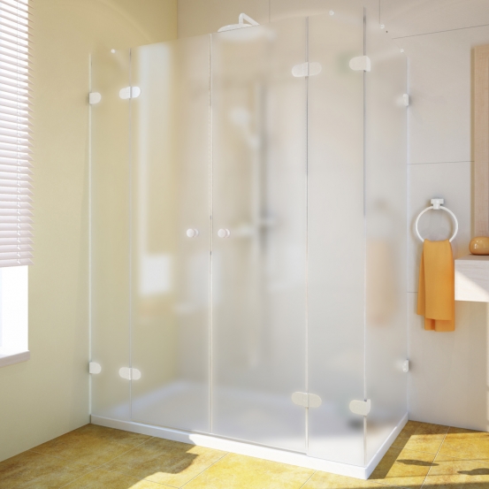 LUX RECTAN GK-005B белый матовый стекло матовое
