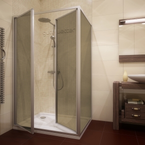 Душевой уголок PRACTIC RECTAN GK-402