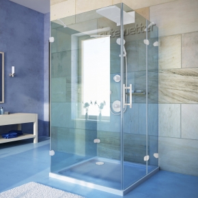 Душевой уголок LUX SQUARE GK-004C-CH02