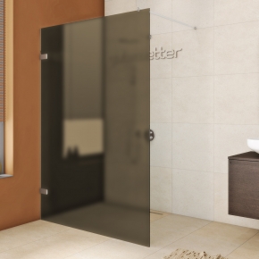 TREND DOOR GK-861NAITL хром матовый стекло бронзовое матовое