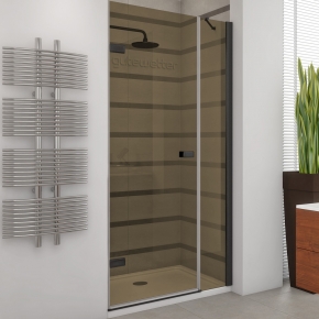 TREND DOOR GK-862BP черный матовый стекло бронзовое