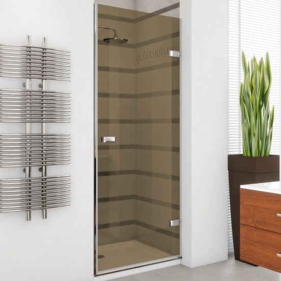 TREND DOOR GK-861ONE хром блестящий стекло бронзовое