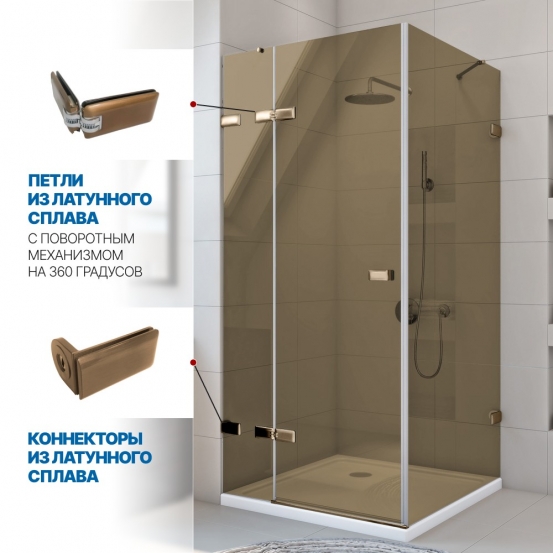 Инфографика 3 TREND SQUARE GK-863 бронзовый стекло бронзовое толщина 8_6
