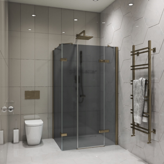 TREND RECTAN GK-864B1P бронзовый стекло графитовое матовое