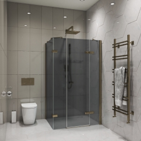 TREND RECTAN GK-864B1P бронзовый стекло графитовое матовое