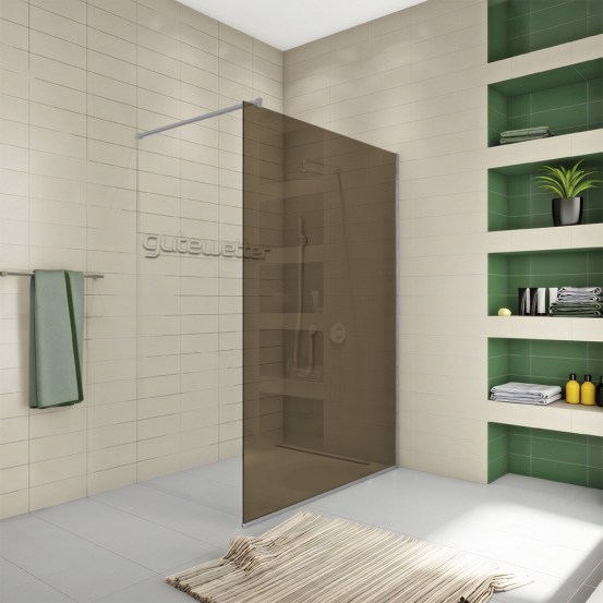 WALK-IN P008STB хром матовый стекло бронзовое