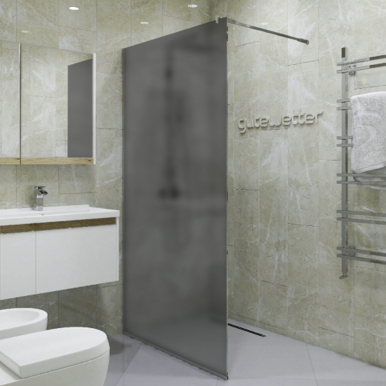 GLASS LINE GK-010 хром матовый стекло графитовое матовое