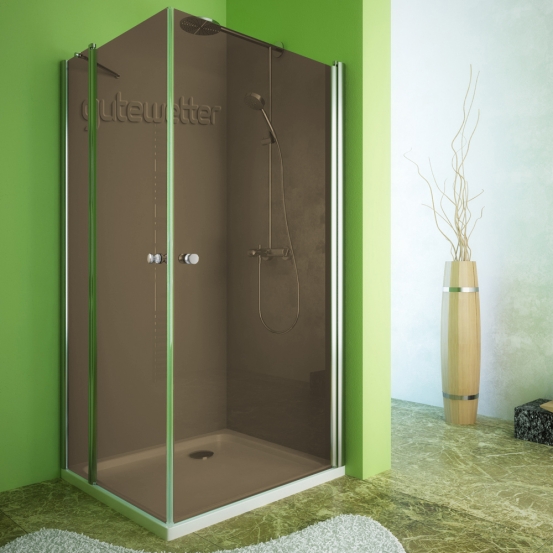 LUX RECTAN GK-603A хром блестящий стекло бронзовое