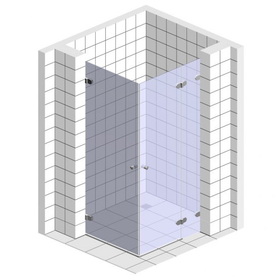 Душевой уголок LUX SQUARE GK-003GC-2511-2522-CH02